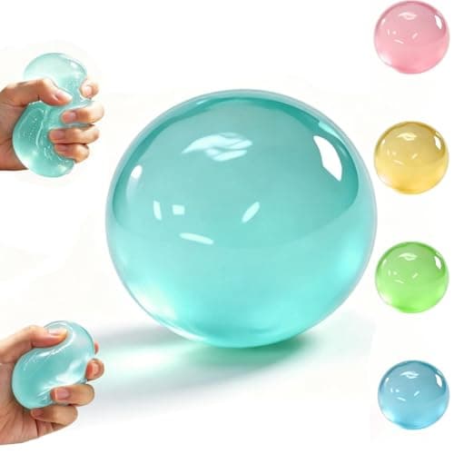 2026 New Coconut Oil Stress Ball - Slow Rising Squishy Toy, Odorless & Non-Sticky, Easy to Clean, for Stress Relief & Focus Improvement (Blue)