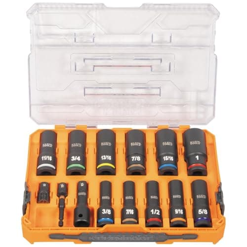 Klein Tools 65111IMPCT KNECT D...dapter and Extension, 14-Piece