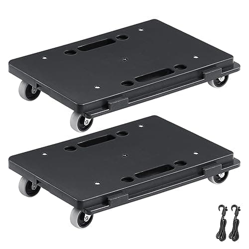 VEVOR Furniture Moving Dolly, ...Heavy Furniture, 2 Pack, Black