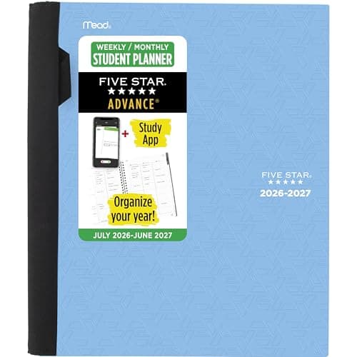 Five Star Planner 2026-2027 We... 8-1/2" x 11", Blue (CAW65920)