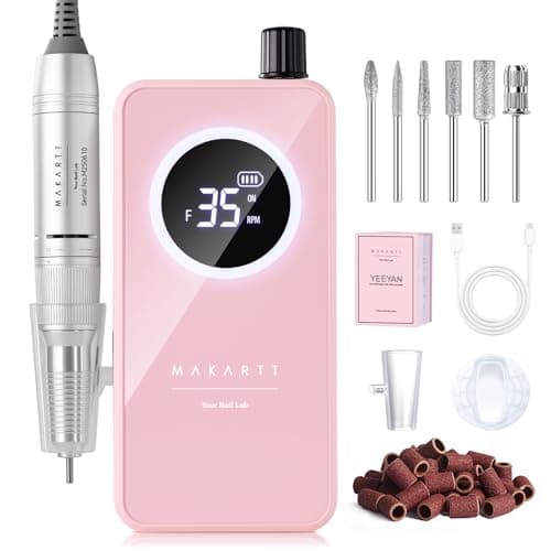 Makartt 35000RPM Rechargeable Nail Drill for $38 + free shipping