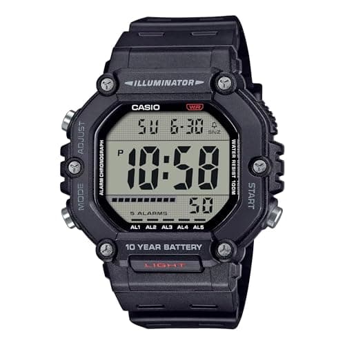$27.57* | Casio Illuminator Men's 49.7 mm Digital LED Sports Watch (Black) at Amazon