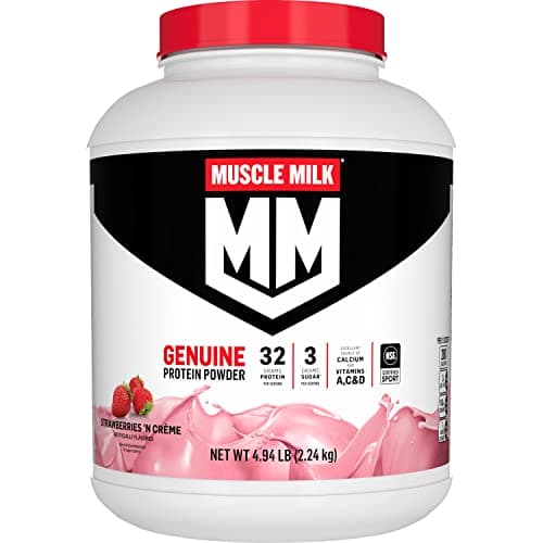 [Prime] 4.94-Pound Muscle Milk Genuine Protein Powder (Strawberries 'N Crème) $35.12 w/ S&S + Free Shipping