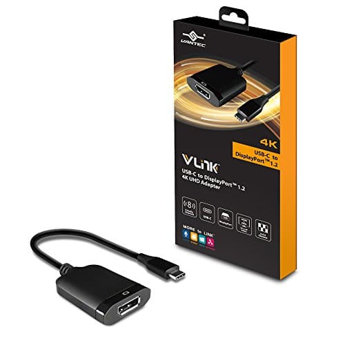 Vantec Vlink USB-C to DisplayP...onverter (CB-CU300DP12), Black