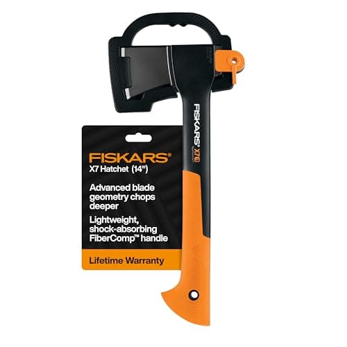 14" Fiskars X7 Hatchet w/ Shock-absorbing FiberComp Handle $26.90