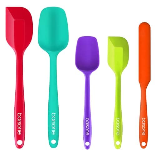 $4.99* | 5-Piece Barsone Heat Resistant Silicone Nonstick Spatula Set at Amazon