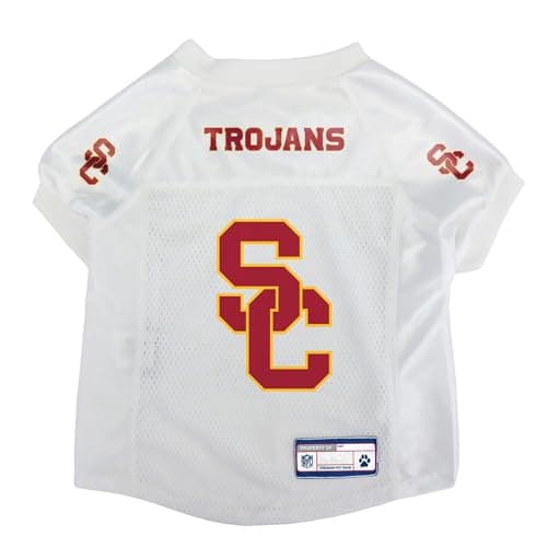 Littlearth NCAA USC Trojans Ba... Pet Jersey, Team Color, Small