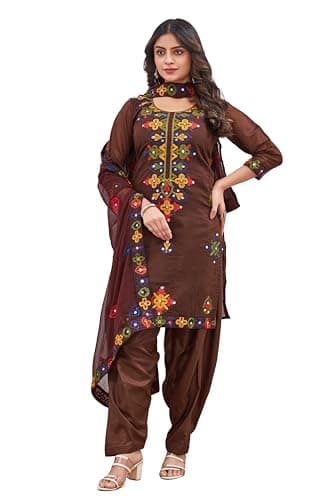 Shreyanvi Indian Pakistani Designer Ready to Wear Ethnic Punjabi Salwar Kameez Dupatta Patiala Suit Set for Women