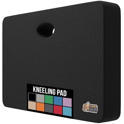 17.5" x 11" GORILLA GRIP Extra Thick 1.3" Soft Foam Kneeling Pad (Black) $13