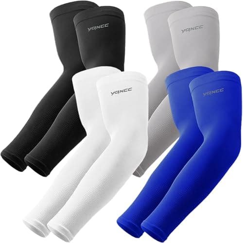 4-Pk YQXCC Cooling UV Protection Compression Arm Sleeves (4 Colors) $4.25