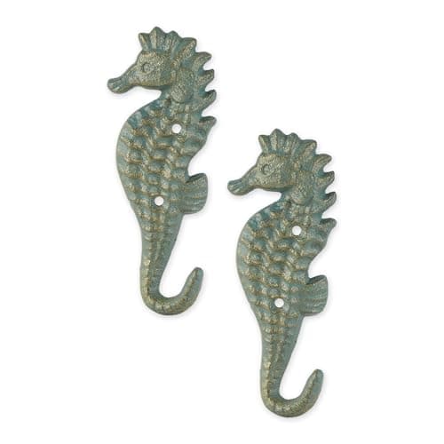 Zingz & Thingz Decorative Cast..., 6.5x1x2.5, Seahorse, 2 Count