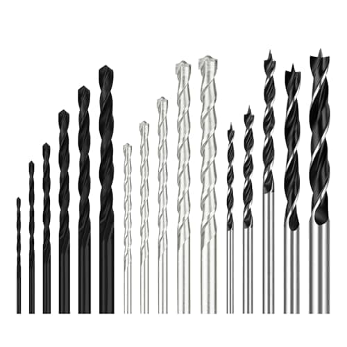 16-Piece Drill Bit Set for $5 + free shipping w/ Prime