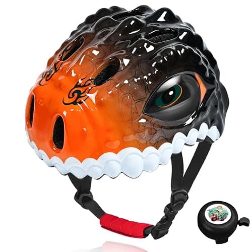 DOJASOHILMI Toddler/Kids Bike Helmet for Boys Girls Adjustable Kids Helmet 3D Lightweight Ventilation and Multi-Sports Scooter Cycling Roller Balance Bike