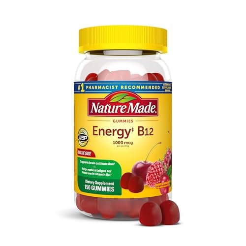 150-Count 1000 mcg Nature Made Vitamin B12 Gummies (Cherry & Mixed Berry) $5.70 w/ S&S + Free Shipping w/ Prime or on $35+