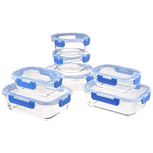 Amazon Basics 14-Piece Glass Food Storage Container Set for $20 + free shipping w/ Prime