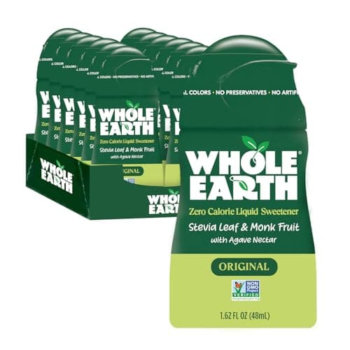 Whole Earth Stevia & Monk Frui...ottle, 1.62 Fl Oz (Pack of 12)