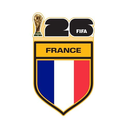 HONAV FIFA World Cup France Flag Magnet – Officially Licensed FIFA World Cup Magnet – Vibrant Tournament Design – Durable Strong Hold – Perfect for Fridges, Lockers & Collectors