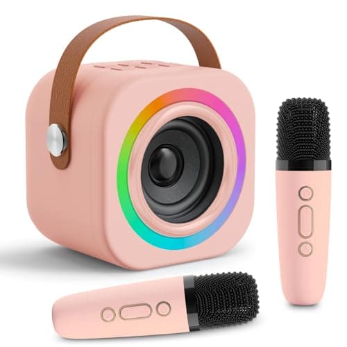 Kids Mini Karaoke Machine Only $9.99 on Amazon | Comes w/ 2 Mics!