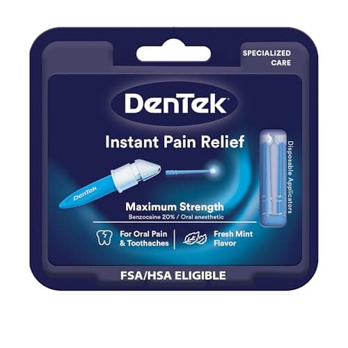 30-Count DenTek Instant Oral Pain Relief with Benzocaine $3.51 w/ S&S+ Free Shipping w/ Prime or on $35+