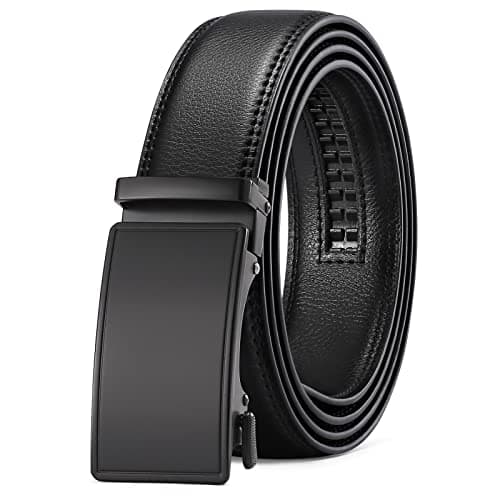 Sendefn Men's Leather Belt w/ Automatic Ratchet Buckle for $10 + free shipping w/ Prime