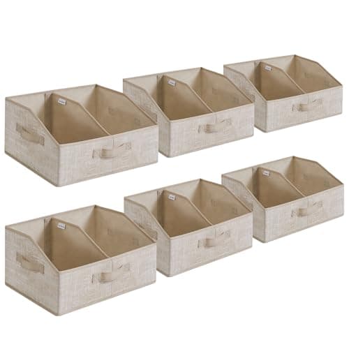 SONGMICS Set of 6 Storage Bask... Room, Summer Sand URFB0140K01