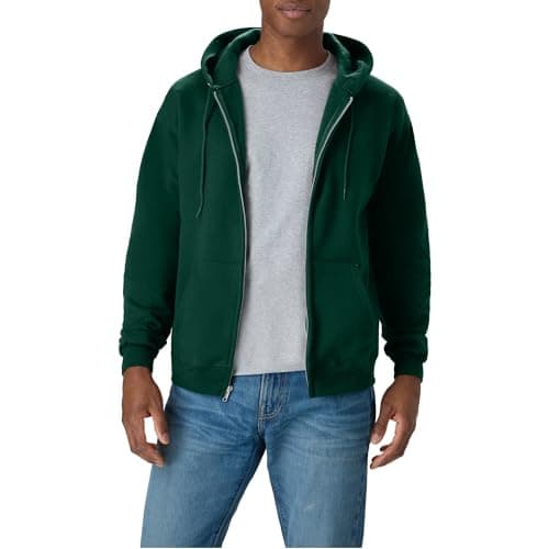 Hanes EcoSmart Men's Full-Zip Fleece Hoodie for $13 + free shipping w/ Prime