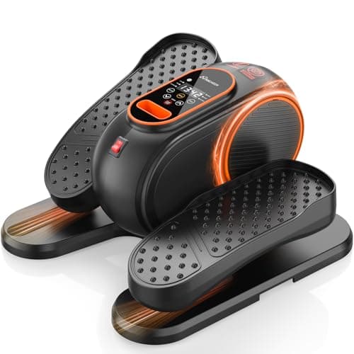 ANCHEER Under Desk Elliptical,...ciser for Home Office (Orange)