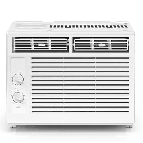 ZAFRO 5,000 BTU Window Air Con... for Bedroom,Small Rooms,White