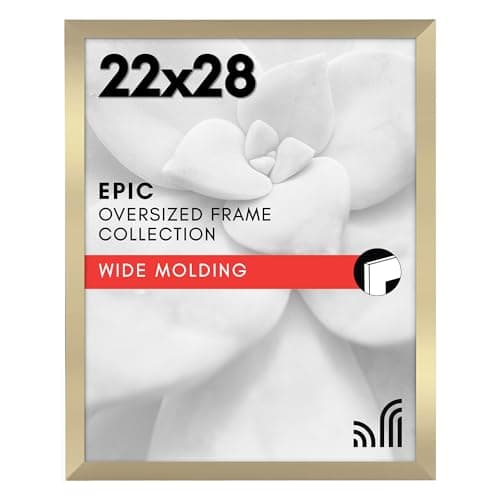 Americanflat 22x28 Poster Fram...splay - Epic Collection - Gold