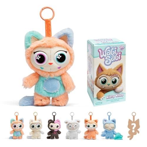 WabiSabi Kitty Club Blind Box ...ncludes 1 Single Mystery Plush