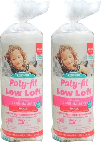 Fairfield Poly-Fil Low-Loft Ba...ing Crib 45" X 60" (Pack of 2)