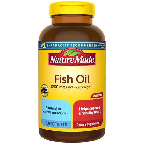 [Select Accounts] 230-Count 1200mg Nature Made Fish Oil Supplements Softgels $9.19 w/ S&S + Free Shipping w/ Prime or on $35+