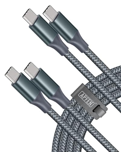 2-Pack 6' APFEN USB-C 60W Fast Charging Cable  $2.99 + Free Shipping w/ Prime or on $35+