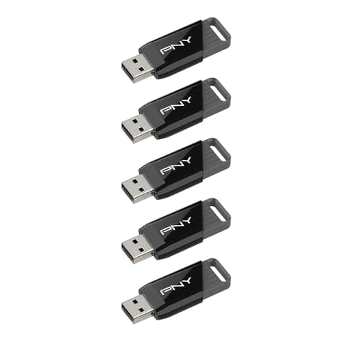 $34.99: PNY 64GB Attaché X USB 3.2 Gen 1 Flash Drive, Type-A, 5-Pack