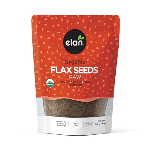 9-Oz Elan Organic Whole Raw Flax Seeds $2.85 w/ S&S