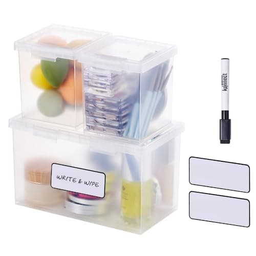 Bostitch Konnect Storage Conta...e (1 4 Qt Box, 2 1.5 Qt boxes)