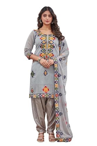 Lady Dwiza Ready to Wear Designer Indian Pakistani Ethnic Punjabi Salwar Kameez Dupatta Patiala Suit Set for Women