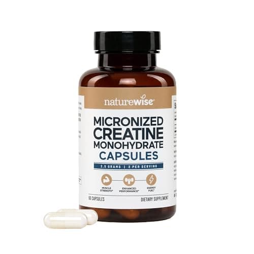 NatureWise Micronized Creatine...e - 60 Capsules[30-Day Supply]