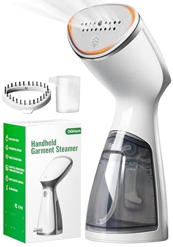 OGHom 1000W Portable Handheld Steamer for Clothes (White) $12.60 + Free Shipping w/ Prime or on $35+
