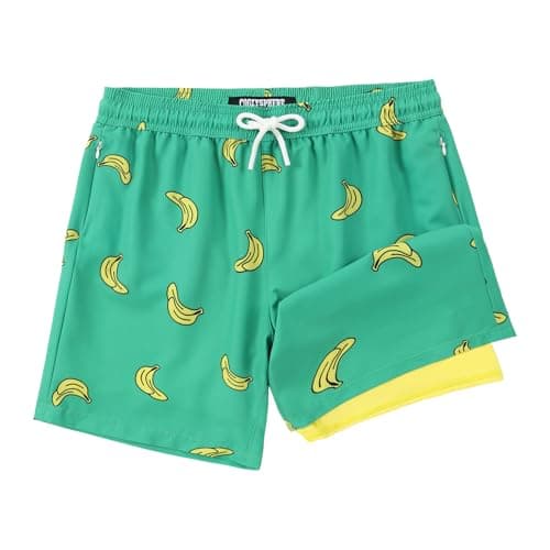 CoozySphere Boys Swim Trunks with Compression Liner 4T Swimming Shorts Quick Dry Bathing Suit