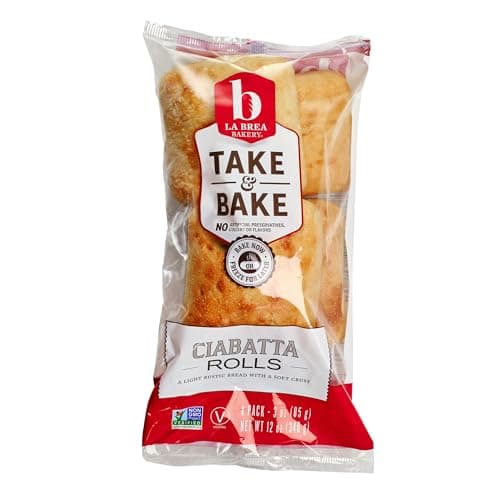 La Brea Bakery Take and Bake R...c Ciabatta, 3 oz each (Frozen)