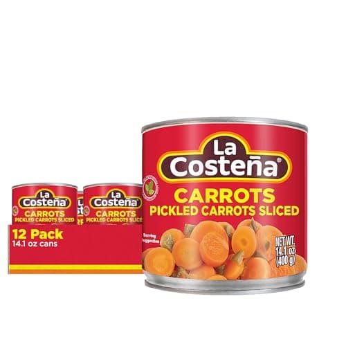 La Costena Sliced Pickled Carr...1oz, 12 Pack Canned Vegetables