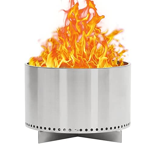 20.5 in Smokeless Fire Pit wit...rd Patio, H: 11.5 in, 18.8 LBS