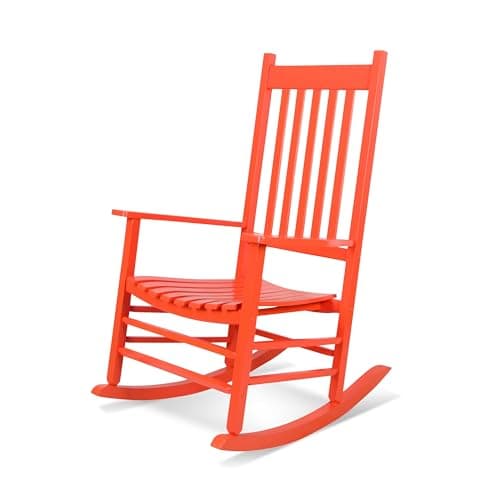 Shine Company Vermont Porch Rocker – Tuscan Orange