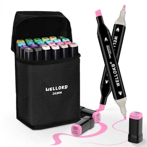 Dual-Tip Alcohol Markers 80-Count Only $10.27 on Amazon (Includes Storage Case)