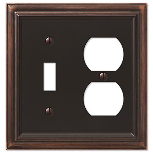 AMERELLE 94TDVB Continental Si...Metal Wallplate in Aged Bronze