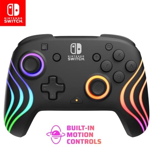 $39.99: PDP Gaming Afterglow Wave Wireless Nintendo Switch Pro Controller(Black) at Amazon