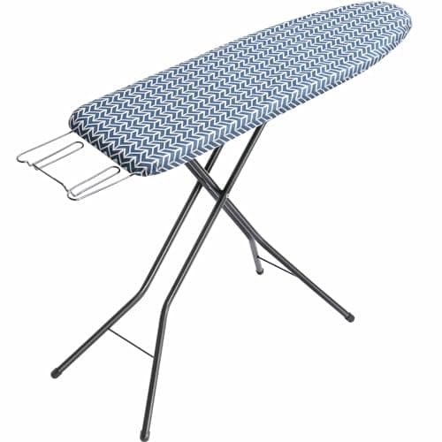 APEXCHASER Ironing Board Full ... Sturdy Metal Legs, Blue 43x13