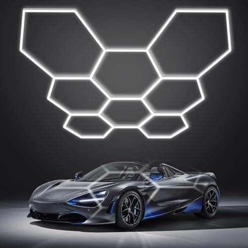 LZHome Hexagon 40000LM LED Garage Light for $74 + free shipping