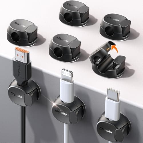 8-Pack Chfeila Dual Spring & Clasp Cord Organizers (Black) $3.98 + Free Shipping w/ Prime or on $35+
